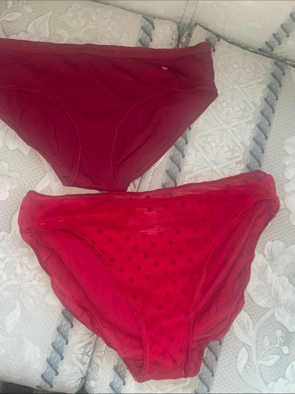 Victoria's Secret Red Bikini Briefs - Set of 2